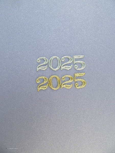 Verzierwachs "Jahreszahl" 25mm